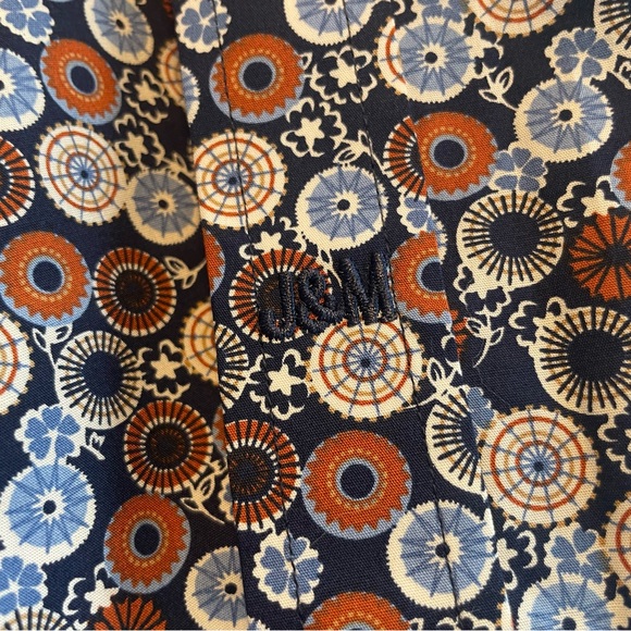 NWOT Johnston & Murphy Navy Button Down Shirt - Size XL - Picture 3 of 8